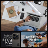 Spigen iPhone 15 Pro Max Cover Ultra Hybrid MagFit Frost Black