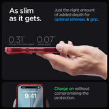 Spigen iPhone 15 Pro Max Cover Ultra Hybrid MagFit Frost Deep Red