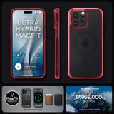 Spigen iPhone 15 Pro Max Cover Ultra Hybrid MagFit Frost Deep Red