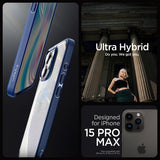 Spigen iPhone 15 Pro Max Cover Ultra Hybrid Navy Blue