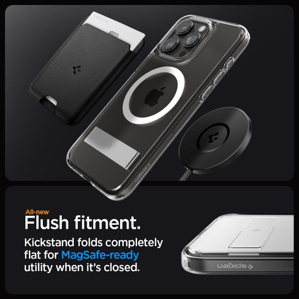 Spigen iPhone 15 Pro Max Cover Ultra Hybrid S MagFit Crystal Clear