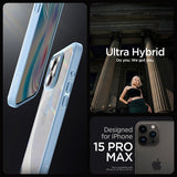 Spigen iPhone 15 Pro Max Cover Ultra Hybrid Sierra Blue