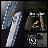 Spigen iPhone 15 Pro Max Cover Ultra Hybrid Sky Crystal
