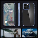 Spigen iPhone 15 Pro Max Cover Ultra Hybrid Sky Crystal