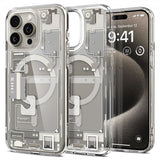 Spigen iPhone 15 Pro Max Cover Ultra Hybrid Zero One MagFit Natural Titanium