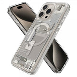 Spigen iPhone 15 Pro Max Cover Ultra Hybrid Zero One MagFit Natural Titanium