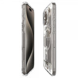 Spigen iPhone 15 Pro Max Cover Ultra Hybrid Zero One MagFit Natural Titanium
