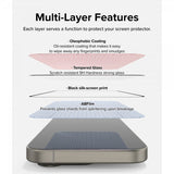 Ringke iPhone 15 Pro Max Skærmbeskyttelse Easy Slide 2-pak