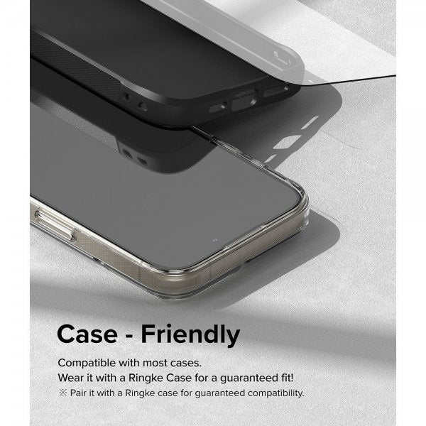 Ringke iPhone 15 Pro Max Skærmbeskyttelse Easy Slide 2-pak