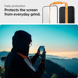Spigen iPhone 15 Pro Max Skærmbeskytter GLAS.tR ALIGNmaster 2-pak