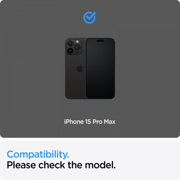 Spigen iPhone 15 Pro Max Skærmbeskytter GLAS.tR ALIGNmaster 2-pak