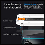 Spigen iPhone 15 Pro Max Skærmbeskyttelse GLAS.tR EZ Fit 2-pak