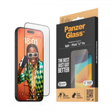 PanzerGlass iPhone 15 Pro Max Skærmbeskyttelse Ultra-Wide Fit EasyAligner