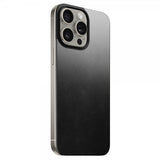 Nomad iPhone 15 Pro Max Skin Magnetic Leather Back Horween Sort