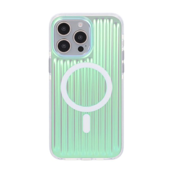iPhone 15 Pro Max Cover MagSafe Refleksion Grøn