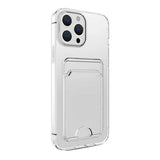 iPhone 15 Pro Max Cover Kortholder Stødsikkert Transparent