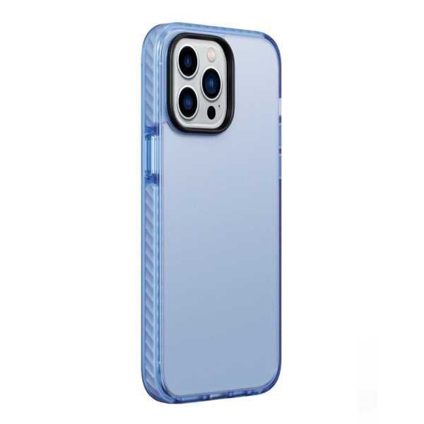 iPhone 15 Pro Max Cover Stødsikker TPU Blå