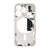 iPhone 15 Pro Mellemramme med smådele OEM - Titaniumhvid