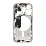 iPhone 15 Pro Mellemramme med smådele OEM - Titaniumhvid