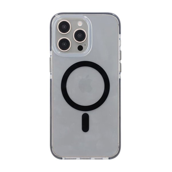 iPhone 15 Pro Cover Stødabsorberende MagSafe Sort