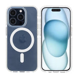 iPhone 15 Pro Cover Stødabsorberende MagSafe Hvid