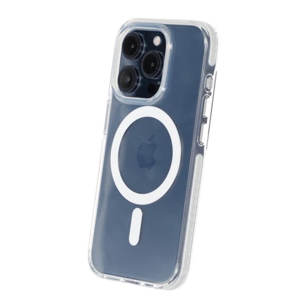 iPhone 15 Pro Cover Stødabsorberende MagSafe Hvid