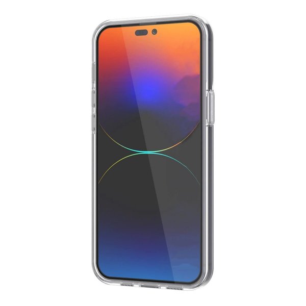 Rvelon iPhone 15 Pro Cover Kortholder Transparent