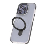 iPhone 15 Pro Skal MagSafe Udklappeligt med Stativ Sort