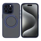 iPhone 15 Pro Cover Roterbart MagSafe Stativ Blå