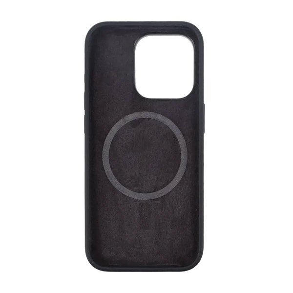 Rvelon iPhone 15 Pro Cover Silikone MagSafe Sort