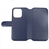 Rvelon iPhone 15 Pro Cover Ægte Læder Blå