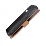 Rvelon iPhone 15 Pro Cover Ægte Læder Brun