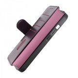 Rvelon iPhone 15 Pro Cover Ægte Læder Lilla