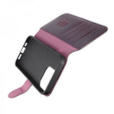 Rvelon iPhone 15 Pro Cover Ægte Læder Lilla
