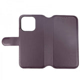 Rvelon iPhone 15 Pro Cover Ægte Læder Lilla