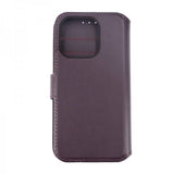 Rvelon iPhone 15 Pro Cover Ægte Læder Lilla