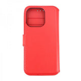 Rvelon iPhone 15 Pro Cover Ægte Læder Rød