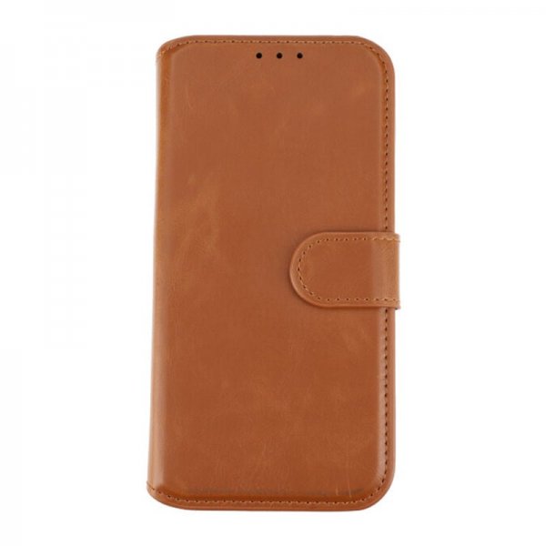 Rvelon iPhone 15 Pro Cover Magnetisk Aftageligt Etui Brun