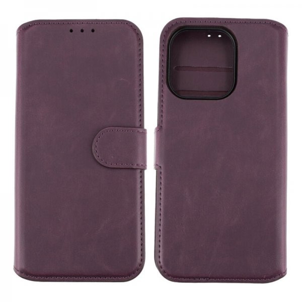 Rvelon iPhone 15 Pro Cover Magnetisk Aftageligt Etui Lilla