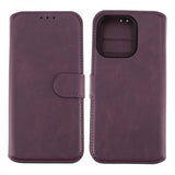 Rvelon iPhone 15 Pro Cover Magnetisk Aftageligt Etui Lilla