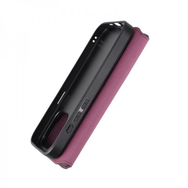 Rvelon iPhone 15 Pro Cover Magnetisk Aftageligt Etui Lilla