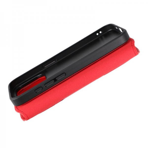 Rvelon iPhone 15 Pro Cover Magnetisk Aftagelig Skal Rød