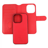 Rvelon iPhone 15 Pro Cover Magnetisk Aftagelig Skal Rød