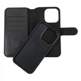 Rvelon iPhone 15 Pro Cover Magnetisk Aftageligt Etui Sort