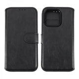 Rvelon iPhone 15 Pro Cover Magnetisk Aftageligt Etui Sort