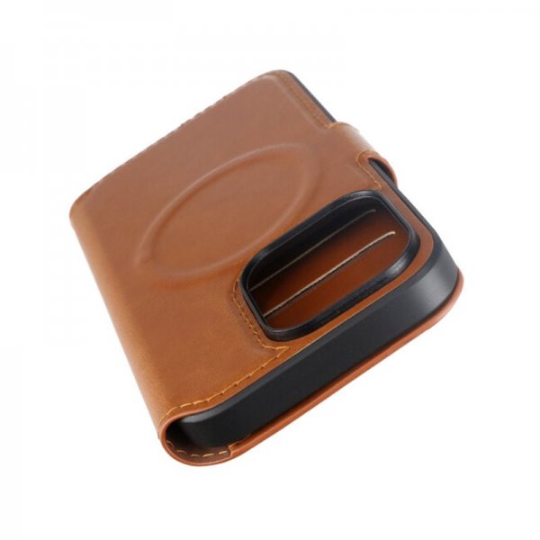 Rvelon iPhone 15 Pro Cover 4 kortlommer MagSafe Brun