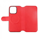 Rvelon iPhone 15 Pro Cover 4 Kortrum MagSafe Rød