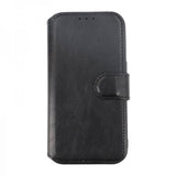 Rvelon iPhone 15 Pro Cover 4 kortlommer MagSafe Sort