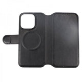 Rvelon iPhone 15 Pro Cover 4 kortlommer MagSafe Sort