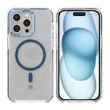Rvelon iPhone 15 Pro Cover TPU MagSafe Blå